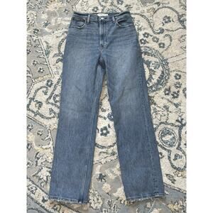 Abercrombie & Fitch The 90s Straight Ultra High Rise Denim Jeans Women's 26